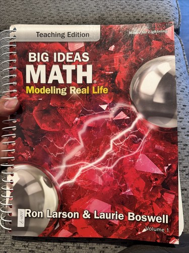 Big ideas math modeling real - math,